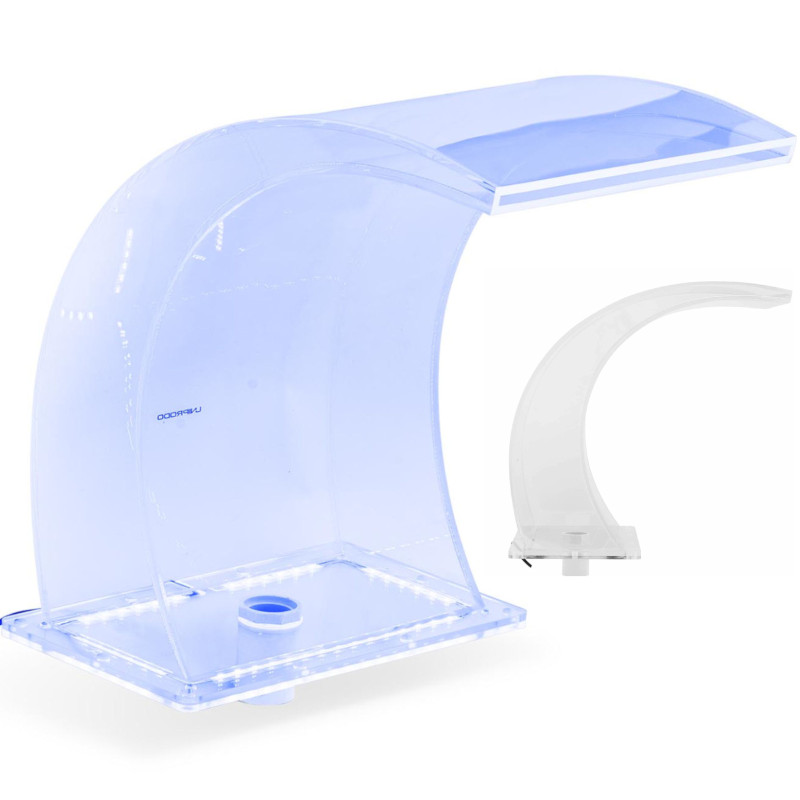 Krioklio snapelis su LED apšvietimu 33 cm, vandens srautas 303 mm Krioklio snapelis su LED apšvietimu 33 cm, vandens srautas 303 mm
