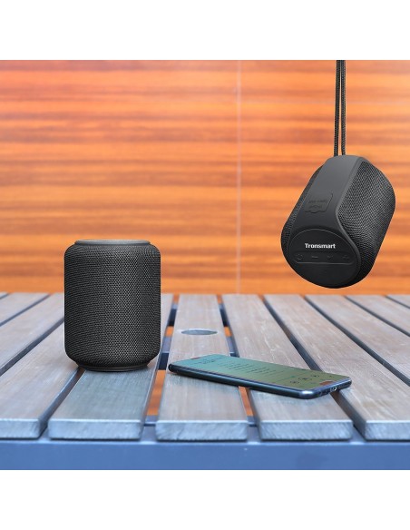Belaidis Bluetooth garsiakalbis T6 Mini 15W juodas Belaidis Bluetooth garsiakalbis T6 Mini 15W juodas