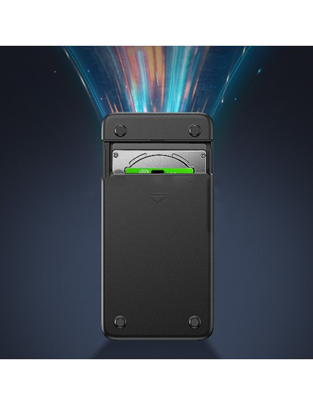 Kišeninis SSD HDD 2,5'' SATA korpusas, integruotas USB laidas juodas Kišeninis SSD HDD 2,5'' SATA korpusas, integruotas USB laidas juodas