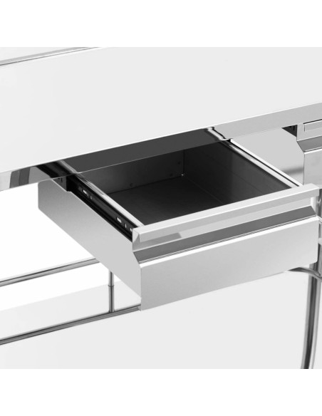 Kosmetinio gydymo laboratorinis vežimėlis iš plieno 2 stalčiai 2 lentynos 85 x 54 x 28 cm Kosmetinio gydymo laboratorinis vežimėlis iš plieno 2 stalčiai 2 lentynos 85 x 54 x 28 cm