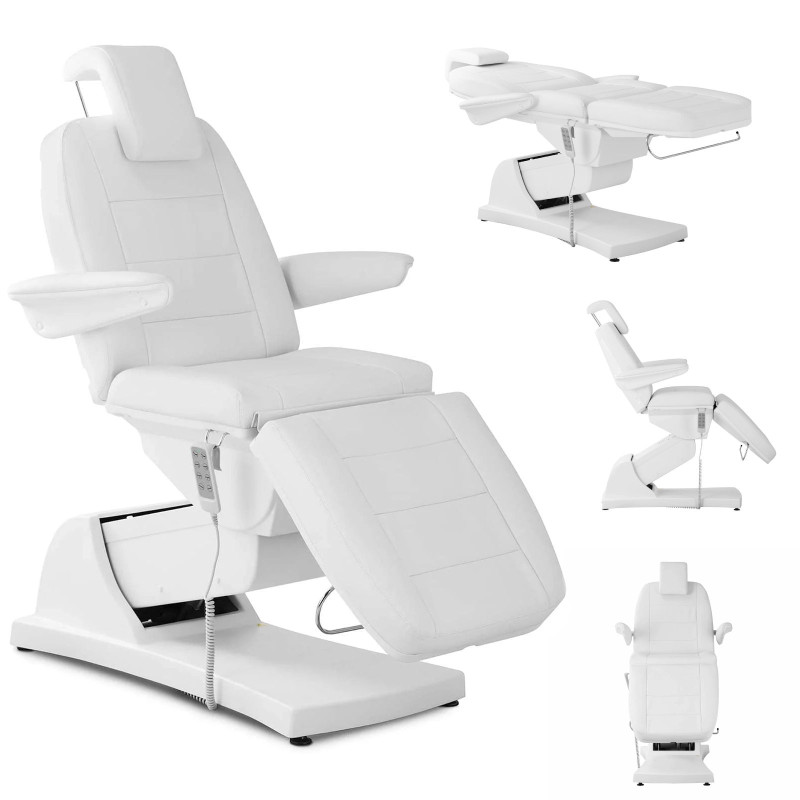 BATTIPAGLIA elektrinė SPA masažinė tatuiruotė grožio kėdė - balta