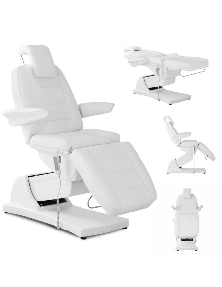 BATTIPAGLIA elektrinė SPA masažinė tatuiruotė grožio kėdė - balta BATTIPAGLIA elektrinė SPA masažinė tatuiruotė grožio kėdė - balta