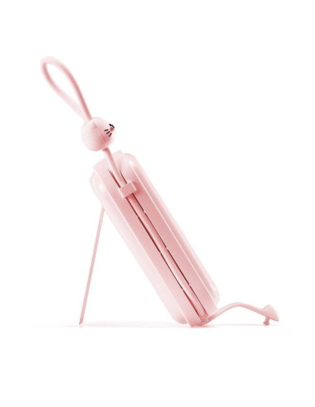 Maitinimo blokas su stovu USB-C laidu ir iPhone Lightning Cutie Series 10000mAh 22,5W rožinė Maitinimo blokas su stovu USB-C laidu ir iPhone Lightning Cutie Series 10000mAh 22,5W rožinė