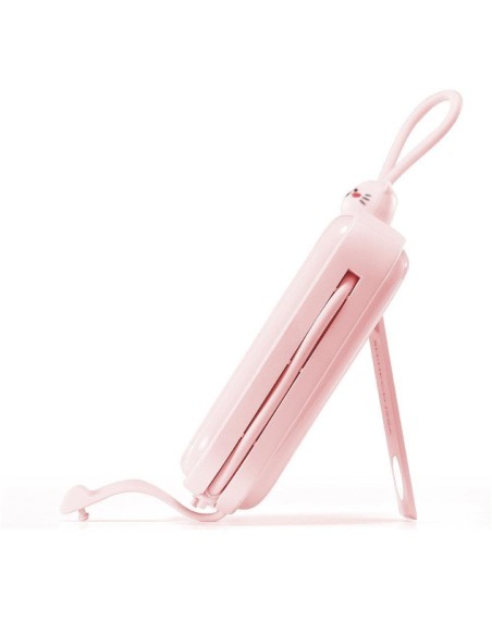 Maitinimo blokas su stovu USB-C laidu ir iPhone Lightning Cutie Series 10000mAh 22,5W rožinė Maitinimo blokas su stovu USB-C laidu ir iPhone Lightning Cutie Series 10000mAh 22,5W rožinė