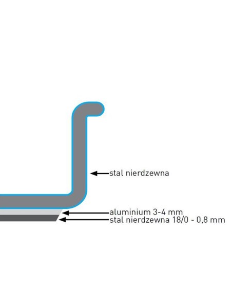 Budget Line puodas su dangčiu 98 l sk. 50 cm - Hendi 835104