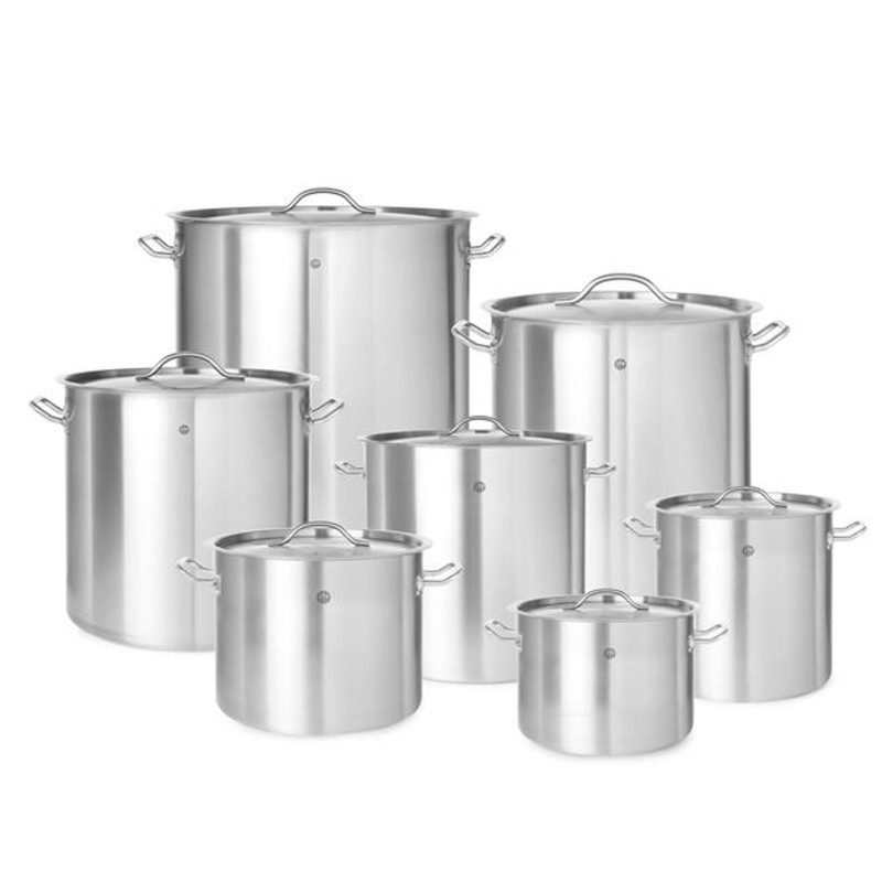 Budget Line puodas su dangčiu 98 l sk. 50 cm - Hendi 835104