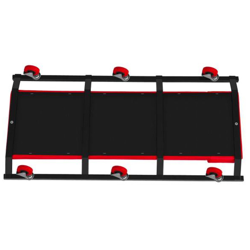 Vežimėlis gultų dirbtuvių kušetė automobiliui ant ratų 270 x 900 mm MSW RB-110
