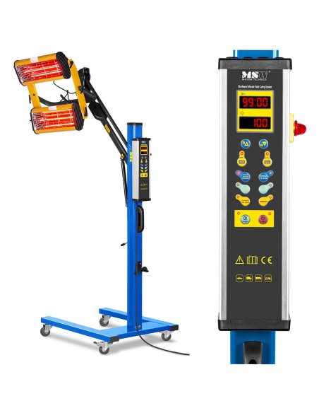 Dažų infraraudonųjų spindulių šilumos radiatorius dažams džiovinti ant stovo 2200W IR-DRYER2000.1 Dažų infraraudonųjų spindulių šilumos radiatorius dažams džiovinti ant stovo 2200W IR-DRYER2000.1