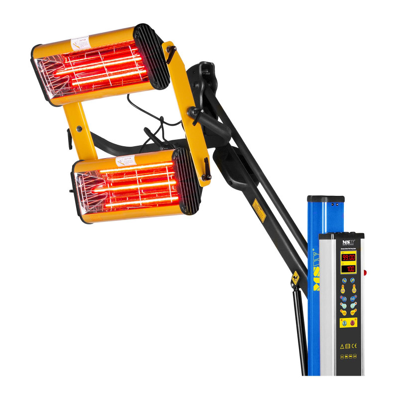 Dažų infraraudonųjų spindulių šilumos radiatorius dažams džiovinti ant stovo 2200W IR-DRYER2000.1