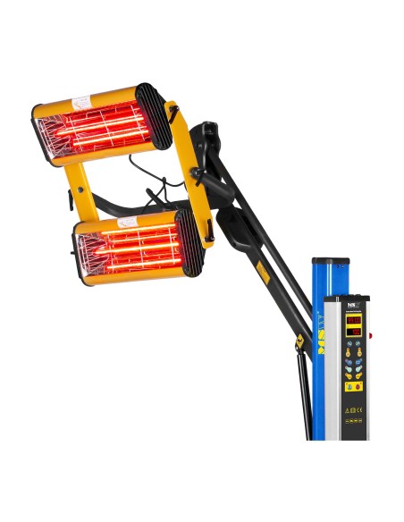 Dažų infraraudonųjų spindulių šilumos radiatorius dažams džiovinti ant stovo 2200W IR-DRYER2000.1 Dažų infraraudonųjų spindulių šilumos radiatorius dažams džiovinti ant stovo 2200W IR-DRYER2000.1