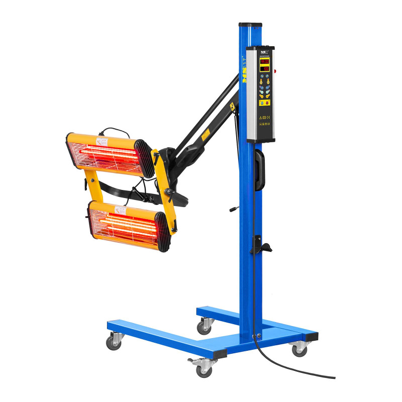 Dažų infraraudonųjų spindulių šilumos radiatorius dažams džiovinti ant stovo 2200W IR-DRYER2000.1