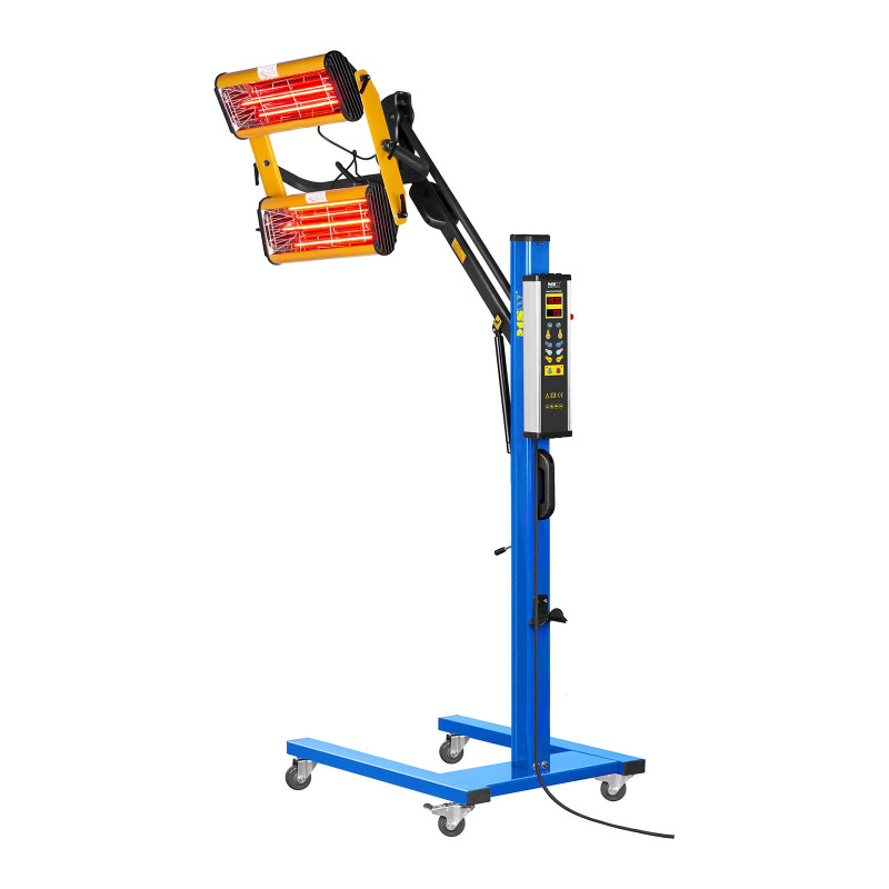 Dažų infraraudonųjų spindulių šilumos radiatorius dažams džiovinti ant stovo 2200W IR-DRYER2000.1