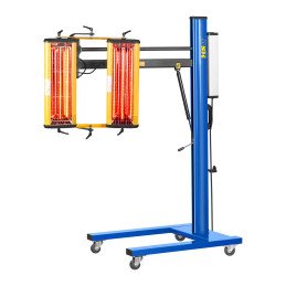 Dažų infraraudonųjų spindulių šilumos radiatorius dažams džiovinti ant stovo 2200W IR-DRYER2000.1