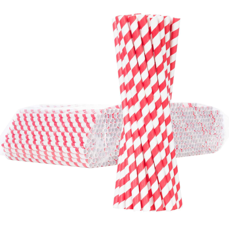 BIO ekologiški popieriniai šiaudeliai PAPER STRAWS storio 8/205mm - balti ir raudoni 500vnt. BIO ekologiški popieriniai šiaudeliai PAPER STRAWS storio 8/205mm - balti ir raudoni 500vnt.