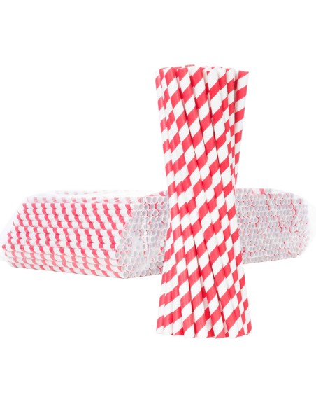 BIO ekologiški popieriniai šiaudeliai PAPER STRAWS storio 8/205mm - balti ir raudoni 500vnt. BIO ekologiški popieriniai šiaudeliai PAPER STRAWS storio 8/205mm - balti ir raudoni 500vnt.