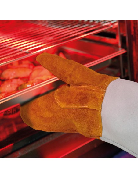 Termosauginės virtuvinės pirštinės odinės 2vnt. Termosauginės virtuvinės pirštinės odinės 2vnt.
