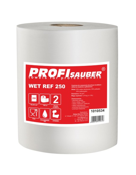 Servetėlės kibirui mirkyti ProfiSauber WET REF 250 - REFILL Servetėlės kibirui mirkyti ProfiSauber WET REF 250 - REFILL