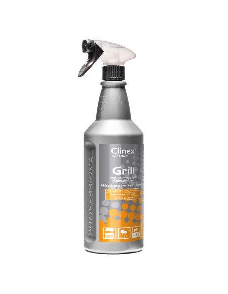 Veiksminga priemonė CLINEX Grill 1L rūkyklos grotelių griliui valyti Veiksminga priemonė CLINEX Grill 1L rūkyklos grotelių griliui valyti