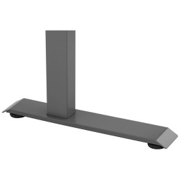 Elektrinis reguliuojamo aukščio rašomasis stalas 120x60 cm aukštis 730-1233 mm PILKAI RUDAS