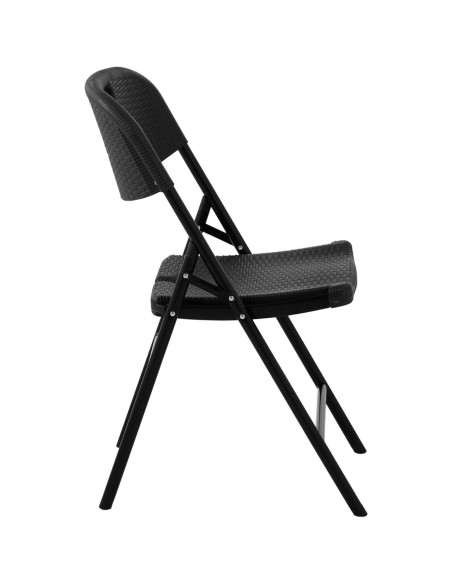 Sodo banketinė maitinimo kėdė sulankstoma iki 180 kg 40 x 38 cm juoda Sodo banketinė maitinimo kėdė sulankstoma iki 180 kg 40 x 38 cm juoda