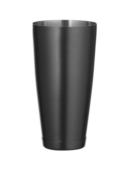 Boston barmender shaker gėrimams ir kokteiliams, plieninis 0,8 l - juodas