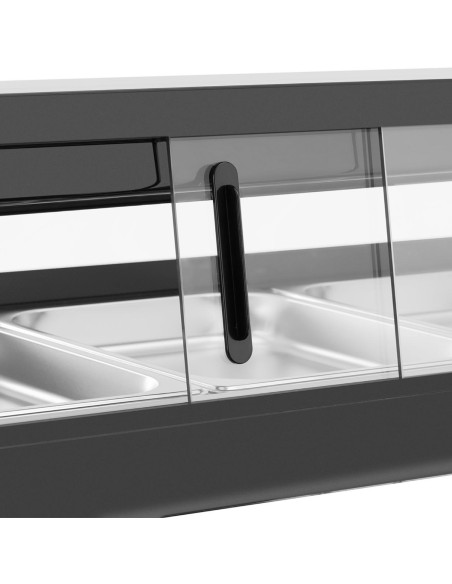 Šaldoma suši vitrina su LED apšvietimu 5 x GN 1/2