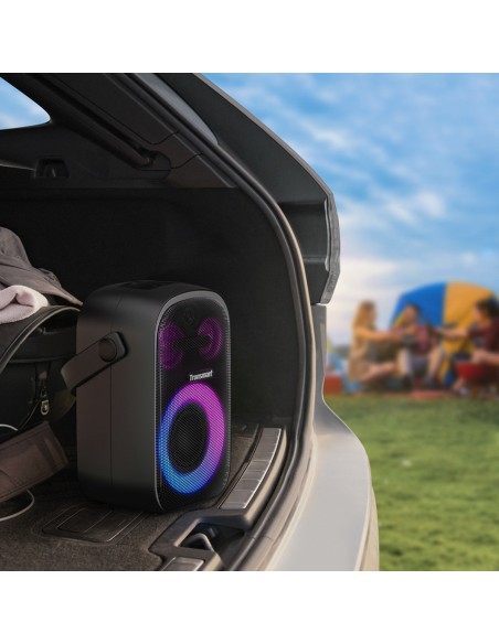 Halo 100 60W belaidė Bluetooth kolonėlė juoda Halo 100 60W belaidė Bluetooth kolonėlė juoda