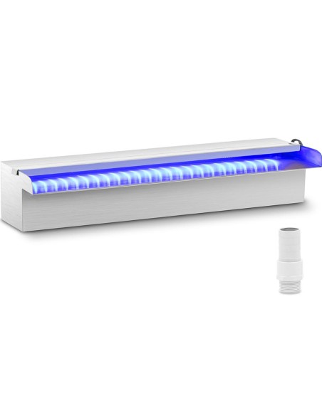 Sieninis kaskadinis krioklio snapelis tvenkinio sodui su LED lempute 45 cm Sieninis kaskadinis krioklio snapelis tvenkinio sodui su LED lempute 45 cm