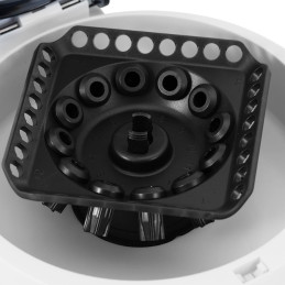 Laboratorinė centrifuga 12 mėgintuvėlių rotorius 2in1 7000 aps./min 25 W