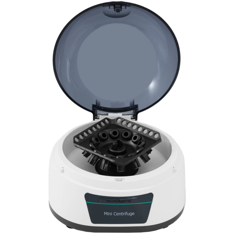 Laboratorinė centrifuga 12 mėgintuvėlių rotorius 2in1 7000 aps./min 25 W