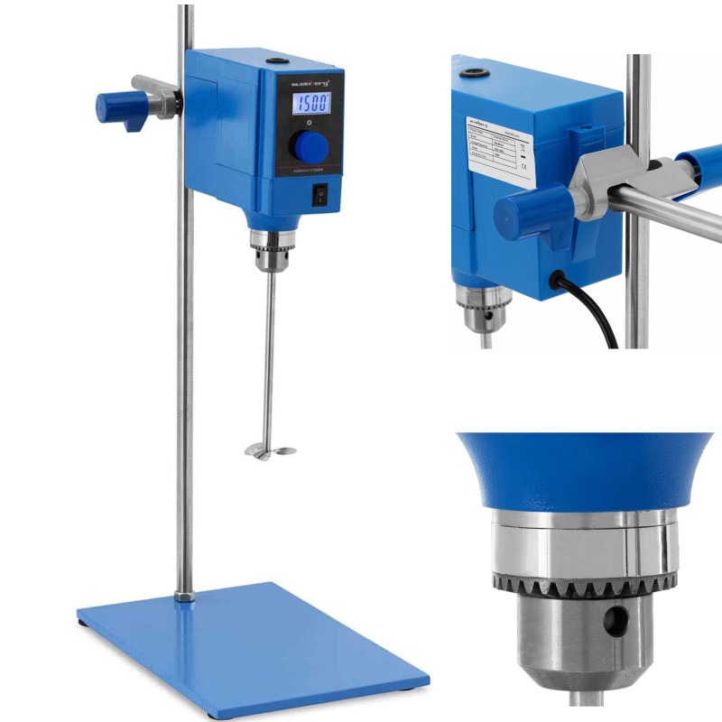 Laboratorinė mechaninė maišyklė LCD 40 l 1500 aps./min 16,6 W