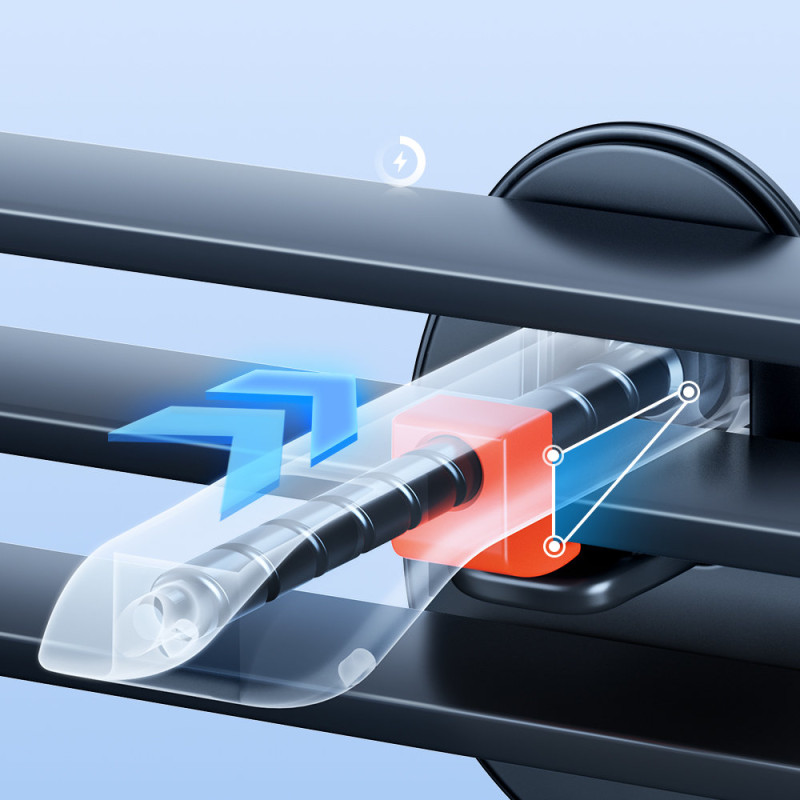 Automobilinio telefono laikiklis su 15W MagSafe Qi indukciniu įkrovikliu oro angai