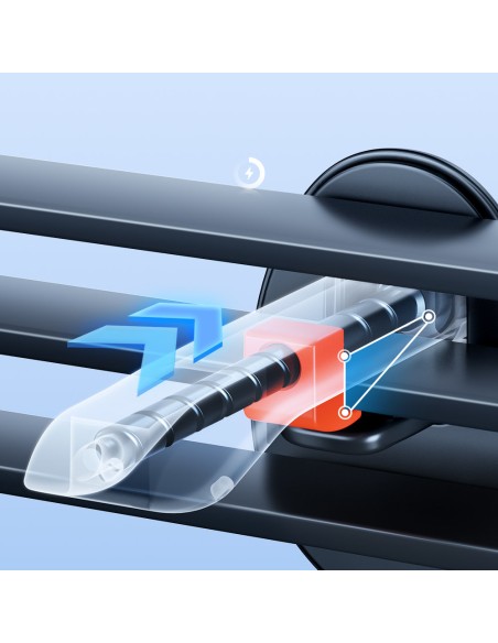 Automobilinio telefono laikiklis su 15W MagSafe Qi indukciniu įkrovikliu oro angai Automobilinio telefono laikiklis su 15W MagSafe Qi indukciniu įkrovikliu oro angai