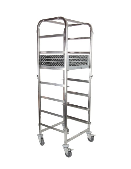 Vežimėlis indaplovių krepšeliams gabenti 7 x 500x500mm - Hendi 810583 Vežimėlis indaplovių krepšeliams gabenti 7 x 500x500mm - Hendi 810583