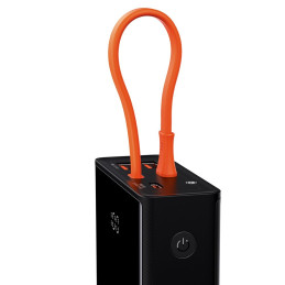 Powerbank 20000mAh 65W 2xUSB USB-C laidas USB-C Quick Charge juodas