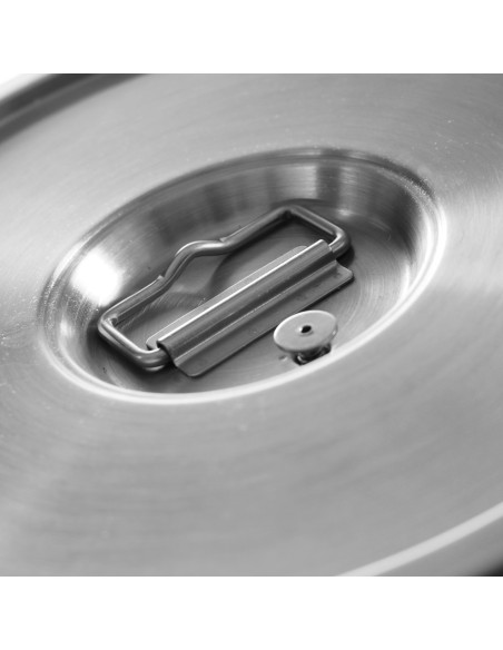 Plieninis termosas su čiaupu maisto transportavimui 15L - Hendi 710135