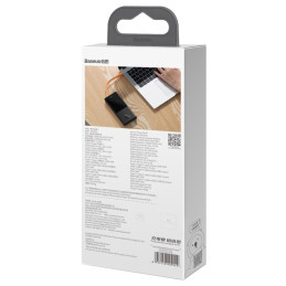 Powerbank 20000mAh 65W 2xUSB USB-C laidas USB-C Quick Charge juodas