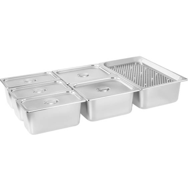 Sausas baseinas marie šildytuvas be vandens atskirai 6 x GN 150mm 55L Royal Catering