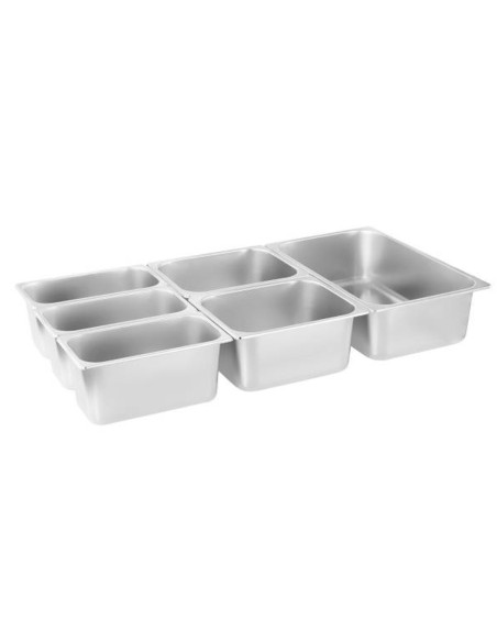 Sausas baseinas marie šildytuvas be vandens atskirai 6 x GN 150mm 55L Royal Catering Sausas baseinas marie šildytuvas be vandens atskirai 6 x GN 150mm 55L Royal Catering