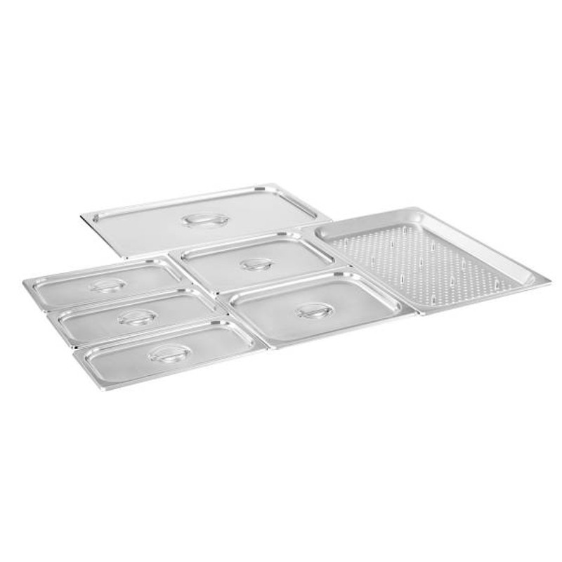 Sausas baseinas marie šildytuvas be vandens atskirai 6 x GN 150mm 55L Royal Catering