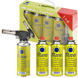 Universalus dujinis degiklis Creme Brulle 1kW SET