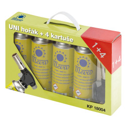 Universalus dujinis degiklis Creme Brulle 1kW SET
