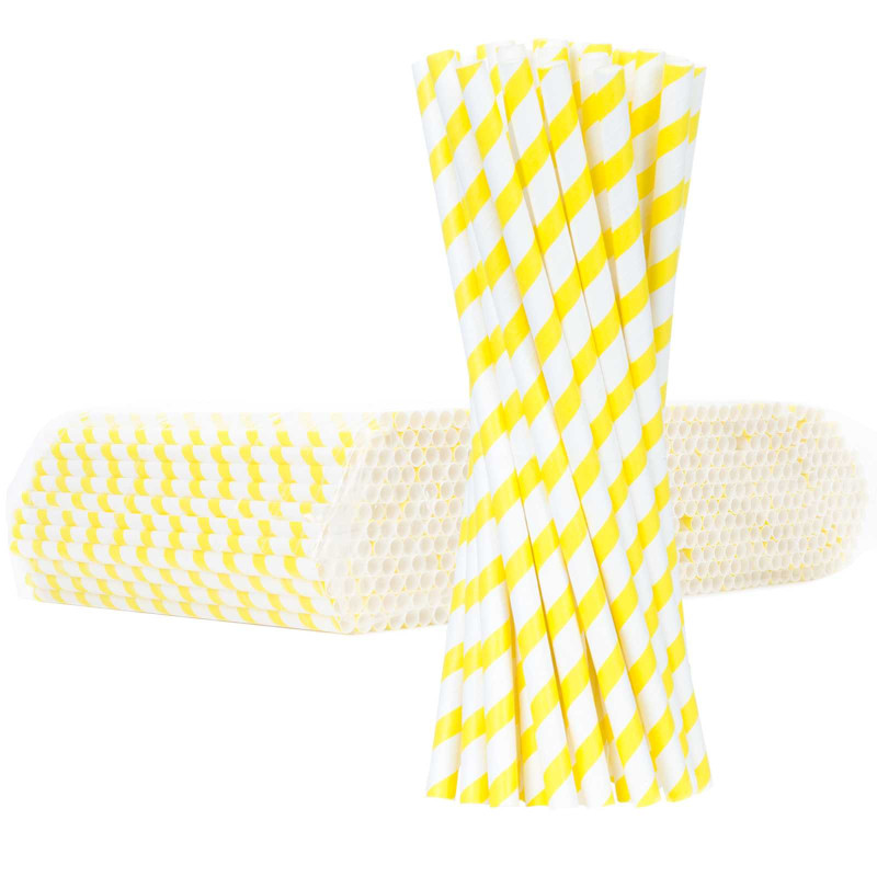 BIO ekologiški popieriniai šiaudeliai PAPER STRAWS 6/205mm - balti ir geltoni 500vnt. BIO ekologiški popieriniai šiaudeliai PAPER STRAWS 6/205mm - balti ir geltoni 500vnt.