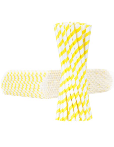 BIO ekologiški popieriniai šiaudeliai PAPER STRAWS 6/205mm - balti ir geltoni 500vnt. BIO ekologiški popieriniai šiaudeliai PAPER STRAWS 6/205mm - balti ir geltoni 500vnt.