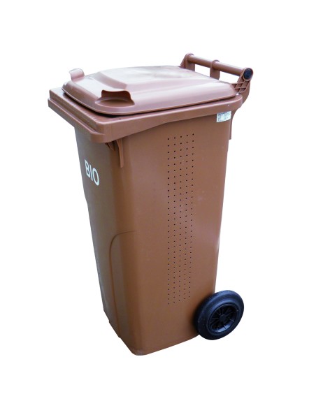 Atliekų ir šiukšlių dėžė Europlast Austria - ruda 120L BIO + GRATE Atliekų ir šiukšlių dėžė Europlast Austria - ruda 120L BIO + GRATE