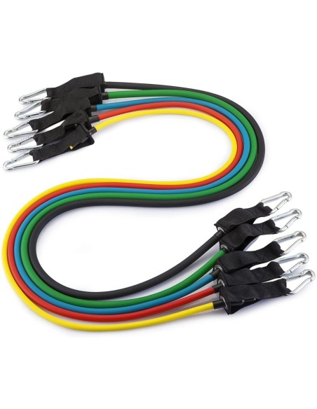 Pratimų plėtiklis fitneso juostoms + priedai RINKINYS