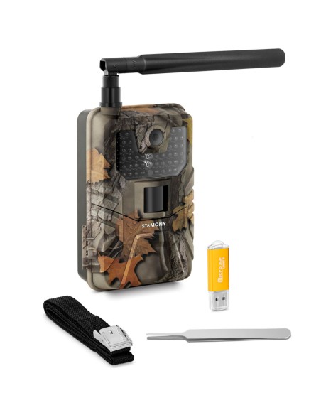Laukinių gyvūnų gaudyklė su judesio jutikliu 8MP F-HD 20m IR LED 4G LTE ANT Laukinių gyvūnų gaudyklė su judesio jutikliu 8MP F-HD 20m IR LED 4G LTE ANT