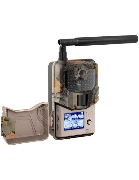 Laukinių gyvūnų gaudyklė su judesio jutikliu 8MP F-HD 20m IR LED 4G LTE ANT Laukinių gyvūnų gaudyklė su judesio jutikliu 8MP F-HD 20m IR LED 4G LTE ANT