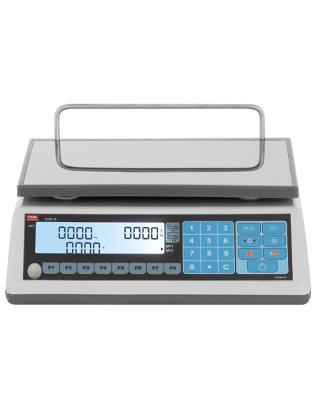 Komercinės svarstyklės 30 kg / 10 g LCD M LEGALIZAVIMAS Komercinės svarstyklės 30 kg / 10 g LCD M LEGALIZAVIMAS