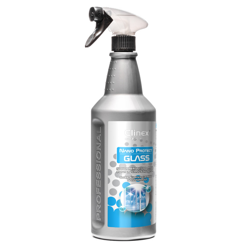 Nanopreparatas veidrodiniams langams plauti be dryžių krištolo blizgesio CLINEX Nano Protect Glass 1L